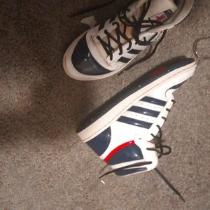 Patten leather female adidas high tops